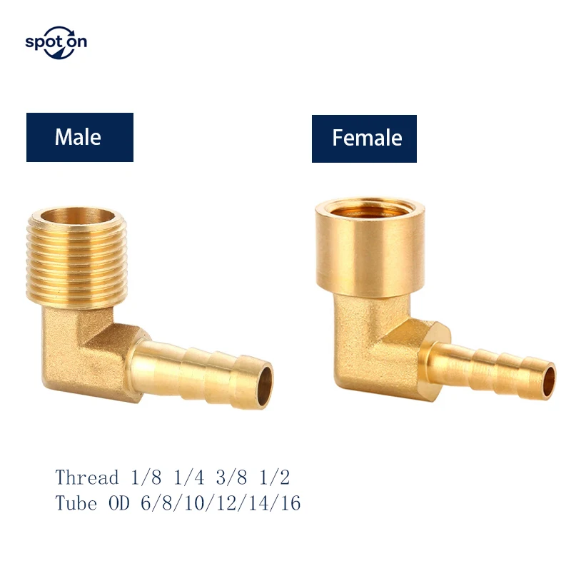 3/5/10PCS  4mm 6mm 8mm 10mm 12mm 14mm 16mm Hose Barb x 1/8" 1/4" 3/8" 1/2" 3/4" 1" Male BSPP Brass Pipe Fitting Connector