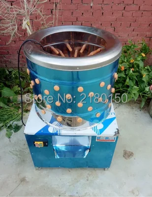 Коммерческая машина для удаления птичьих перьев, машина для удаления перьев курицы, стальная электрическая модель утки 60