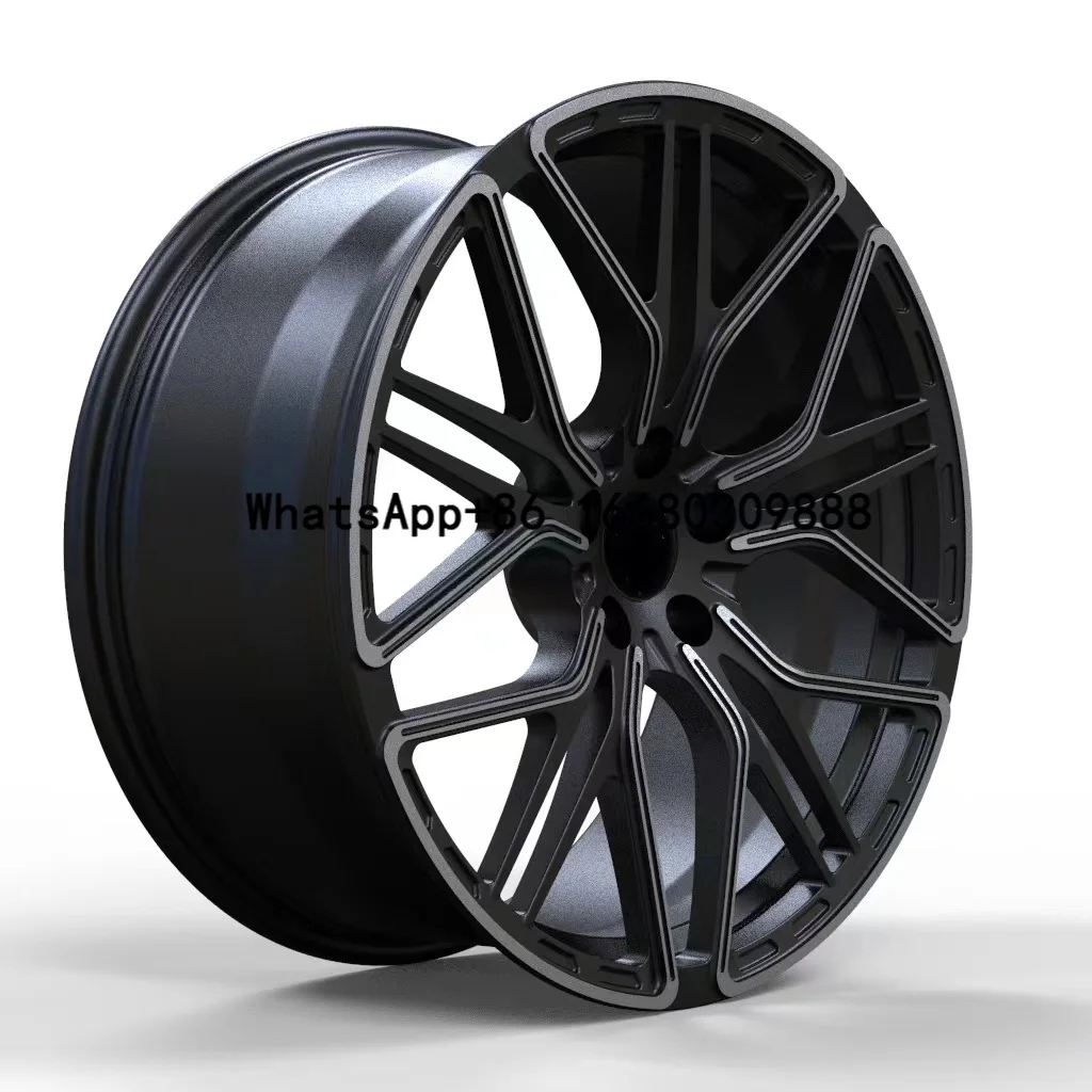 wheel electric car forged aluminum alloy wheel customized black design 17-24 inch china car wheel hub 5x130 5X120 5x112 5x100