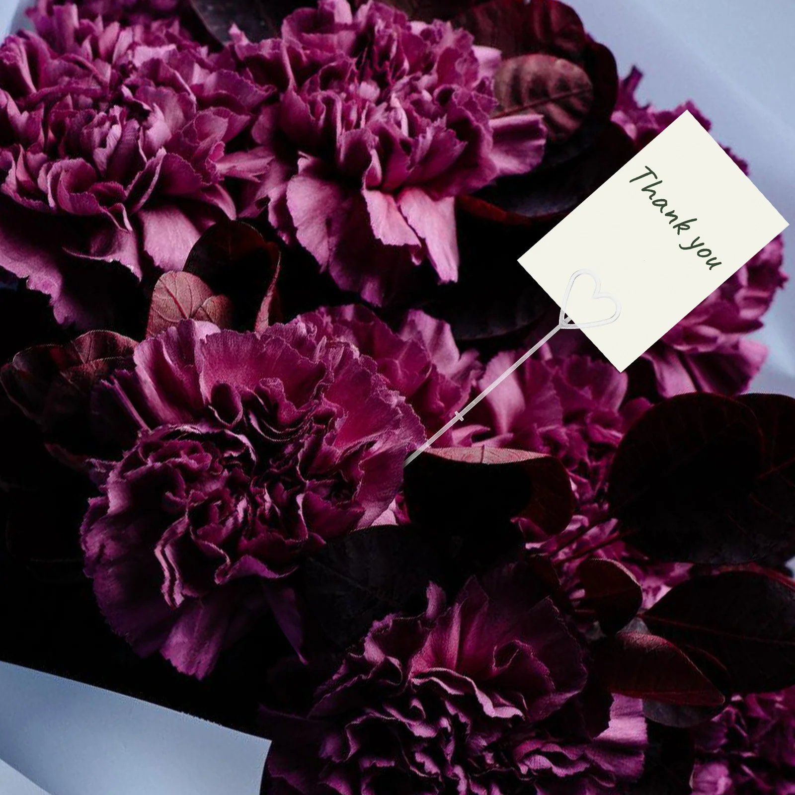 80 ชิ้น แท่งพลาสติกใสสำหรับติดการ์ด รูปภาพ การ์ดอวยพร จัดดอกไม้ ตกแต่งช่อดอกไม้