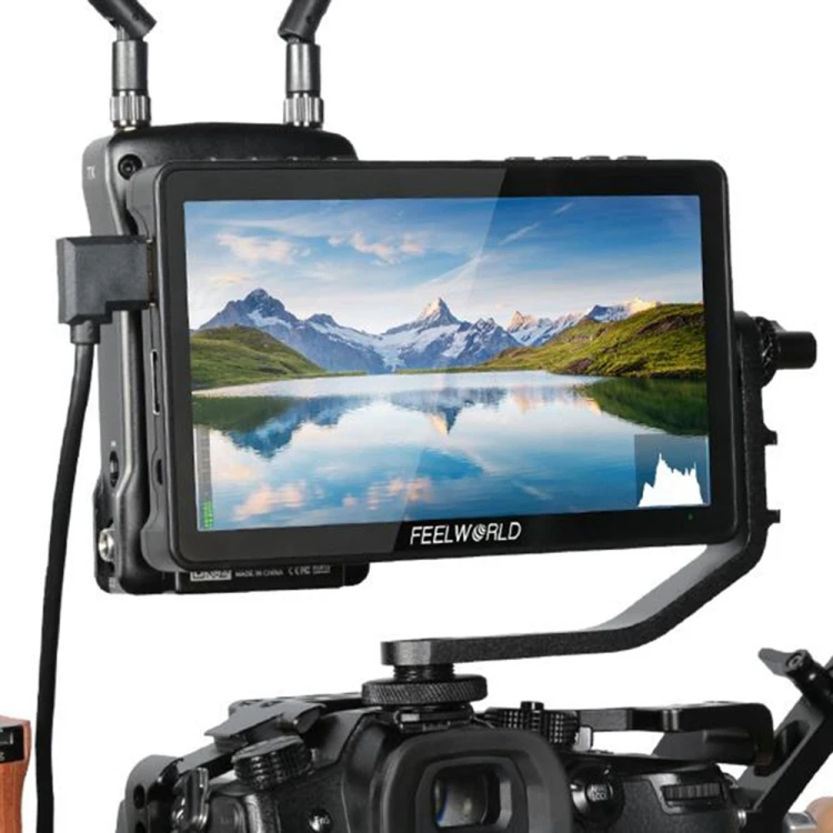 

FEELWORLD F5 Pro V4 6 Inch Touch Screen DSLR Camera Field 3D LUT 4K Input Output Tilt Arm