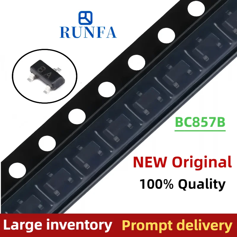 SOT BC847 BC847C BC847B BC846B BC848B BC848C BC856B BC857B BC857C BC817-40 BC817-25 BC807-40 BC807-25 -16 100Pcs SOT-23
