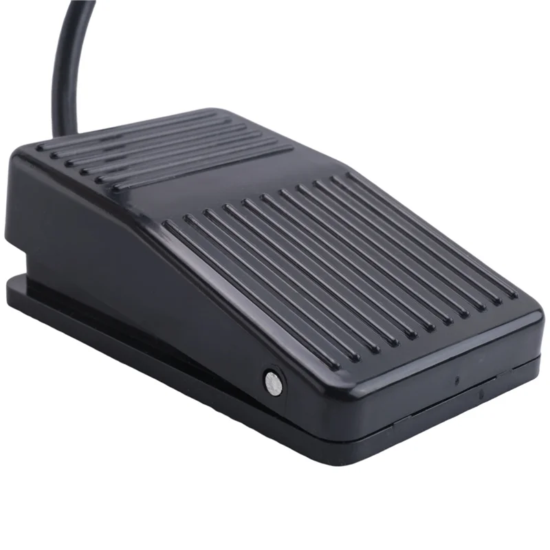 AT44-Foot Switch, Foot Pedal Switch Cable With 3-Prong Piggyback Plug, Foot Operated Pedal Controller Power Switch US Plug