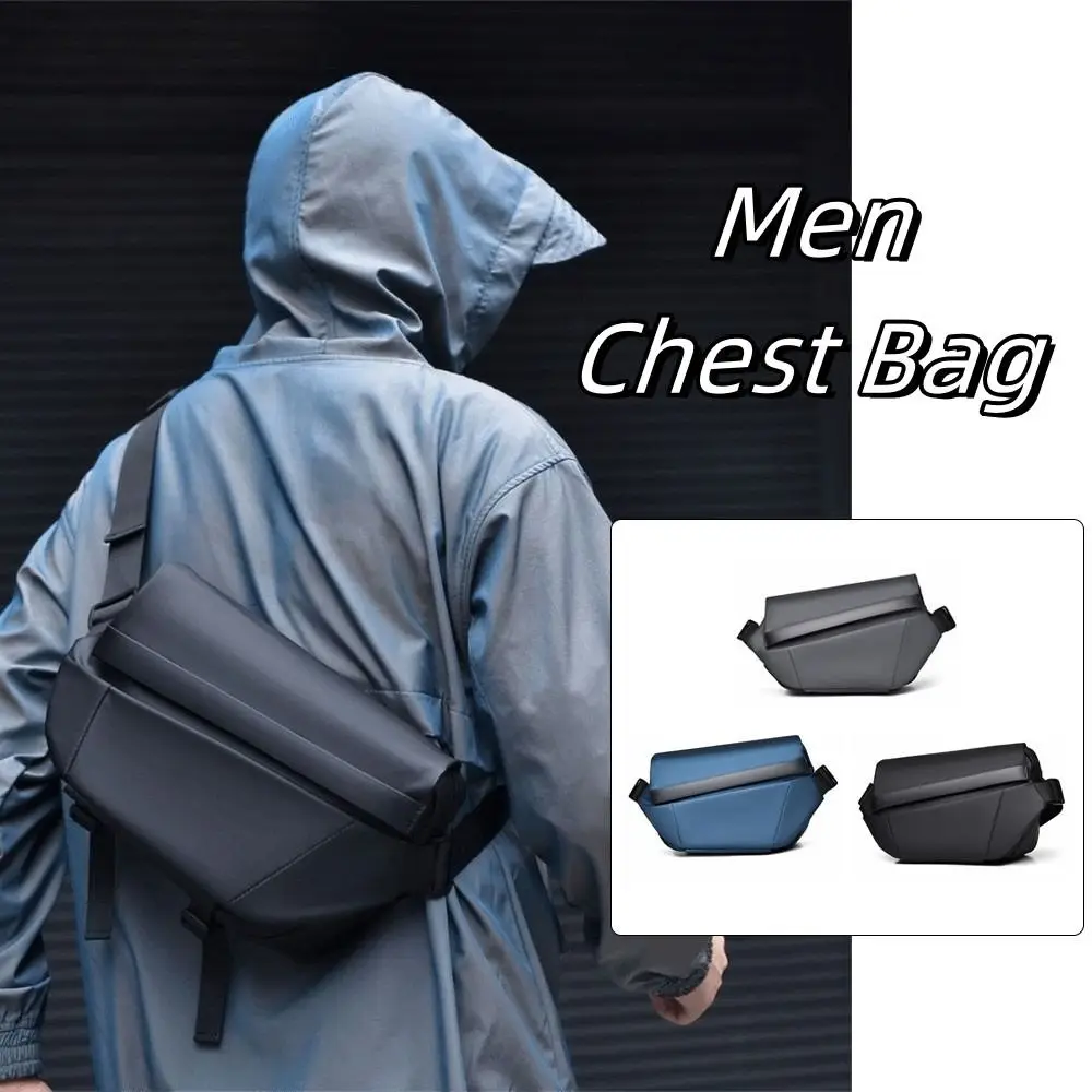 

Сумка из ткани Оксфорд большой емкости на молнии, водонепроницаемая корейская сумка на плечо для хранения, рюкзак, мужская нагрудная сумка, мужская