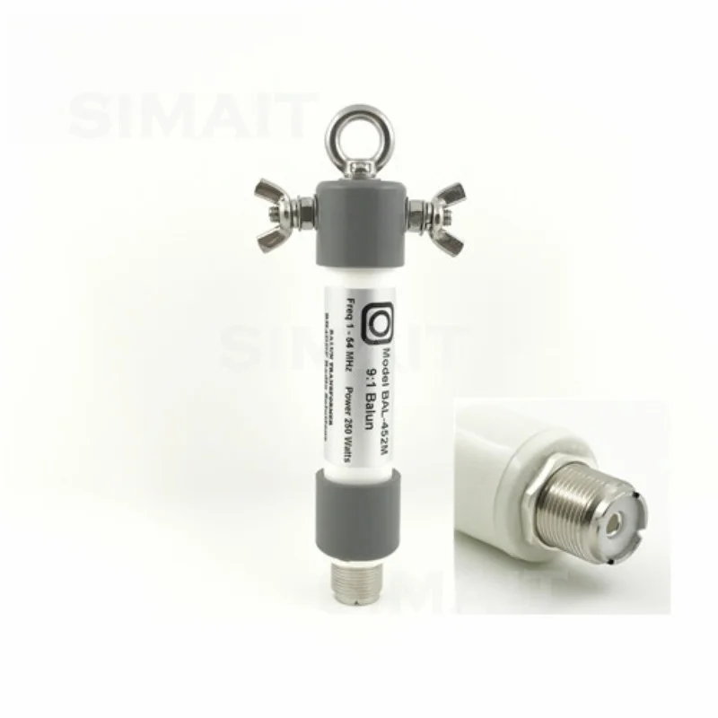 BAL-452M 9:1 Balun 250W 1.8-54MHz Waterproof for EFHW Random Wire Antenna