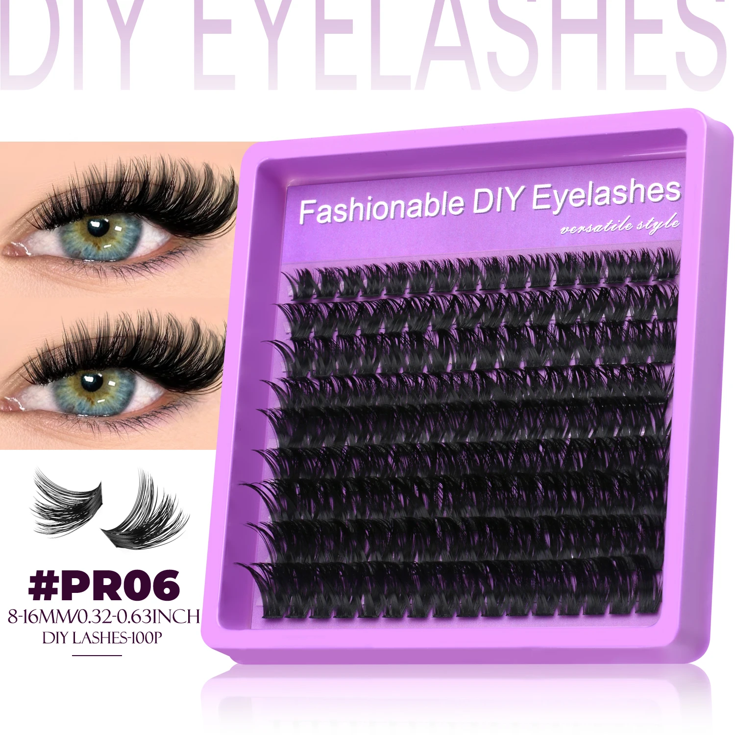 Fluffy Lash Clusters DIY Spiky Cluster Lashes