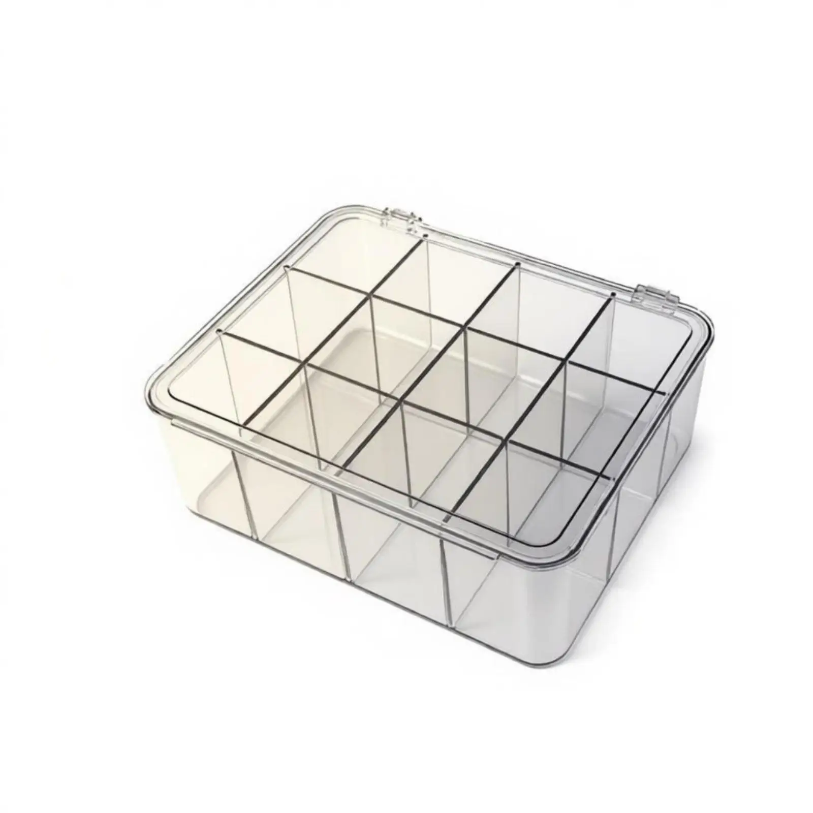 Heavy Duty Clear Card Storage Box with Hinged Lid for K Music Photocard and Trading Card Display Case