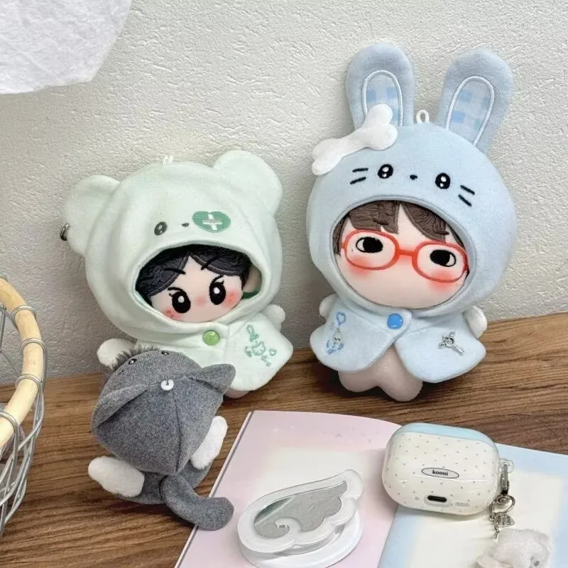 5cm10cm doll clothes new product "Angel Imagination" small cloak cotton doll cute and super cute clothes cosplay attribute view 6