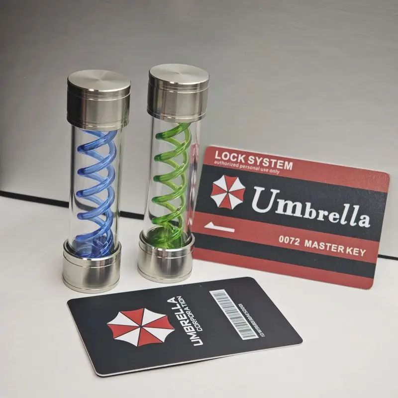 ในสต็อก Biochemical Crisis Handmade T-Virus ตัวอย่างขวด-ร่ม Corp. Collectible (อินเทรนด์จอแสดงผล Prop & ของขวัญ)