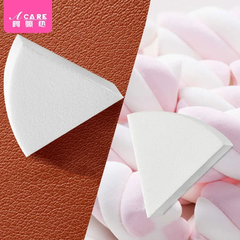 DX01/Powder Puff/A1PQ0-Esponja triangular fácil de usar maquillaje de doble uso húmedo y seco herramienta de maquillaje de huevo cosmética portátil para mujeres