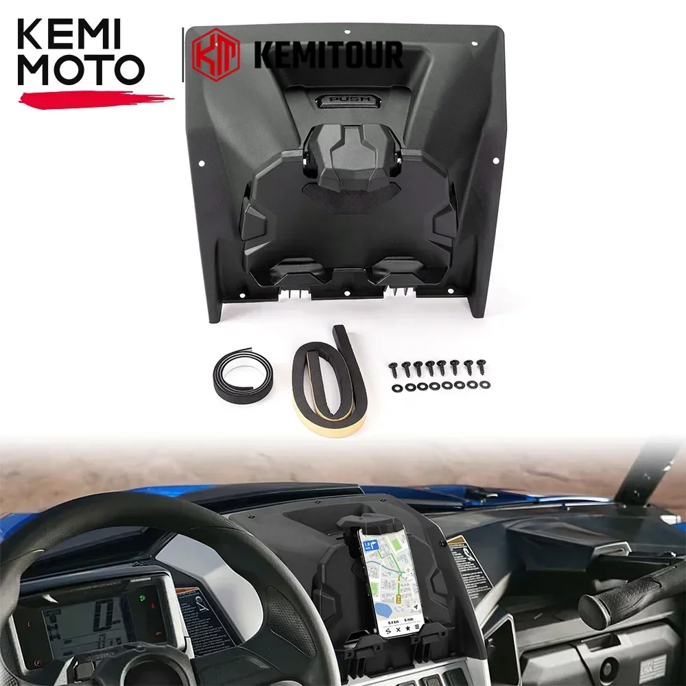 

Electronic Device Mounts Storage Box KEMIMOTO UTV Compatible with Yamaha Wolverine RMAX2/RMAX4 1000 2021-2023