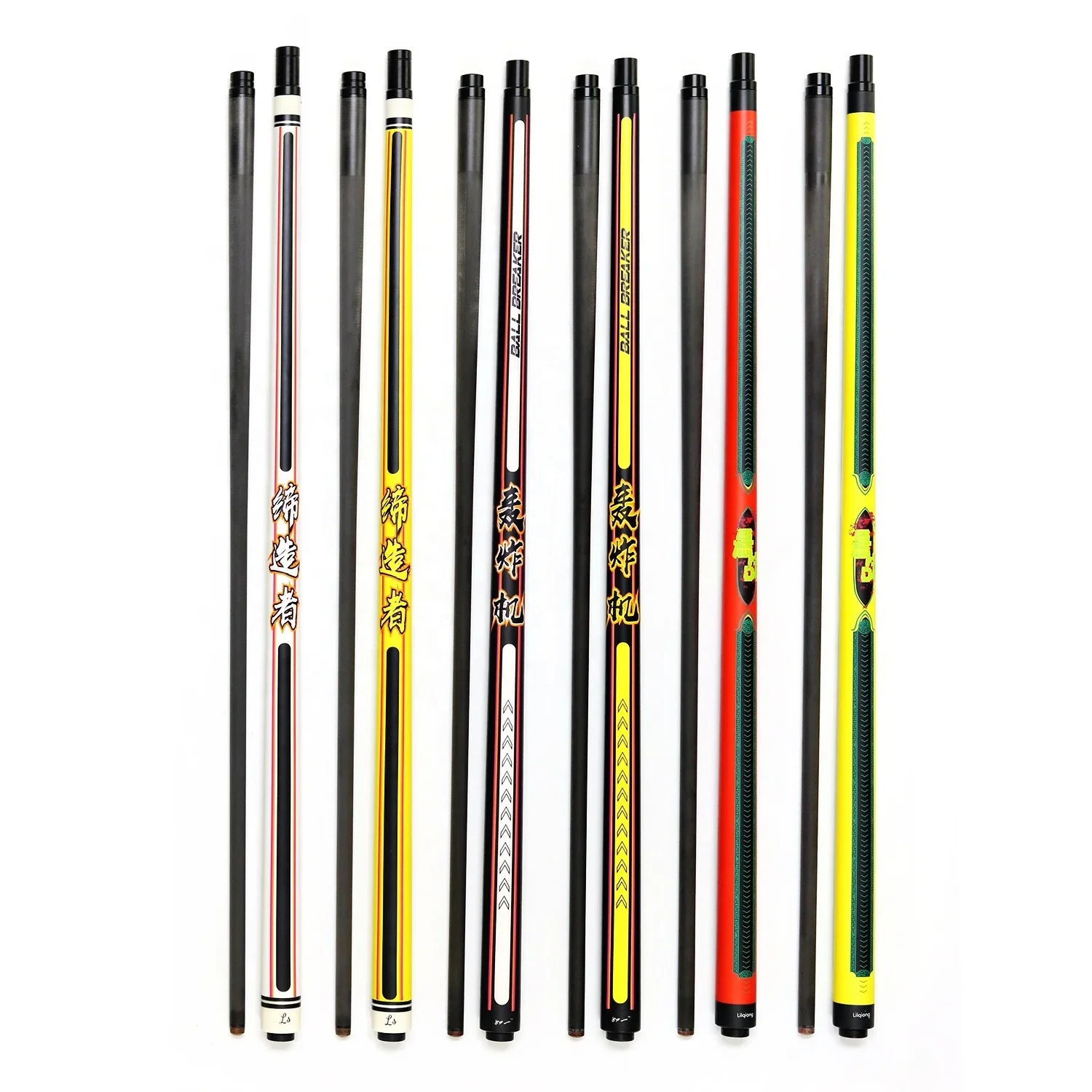 Bilhar Cue Stick à venda, Pool Break Cue, 1/2 Real Carbon Fiber Shaft, 58 "12.5mm Tip, venda quente