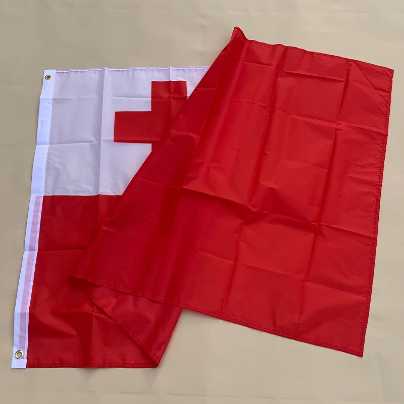 EOODLOVE flag 150x90cm Tonga flag high-quality double-sided printed polyester indoor and outdoor activity Tonga flag