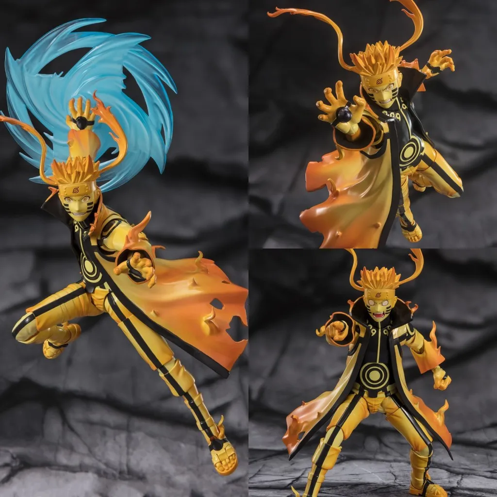 

Аниме-фигурка Наруто Узумаки в режиме Сэйдж (Курама), коллекционная модель, 16 см (подвижная)