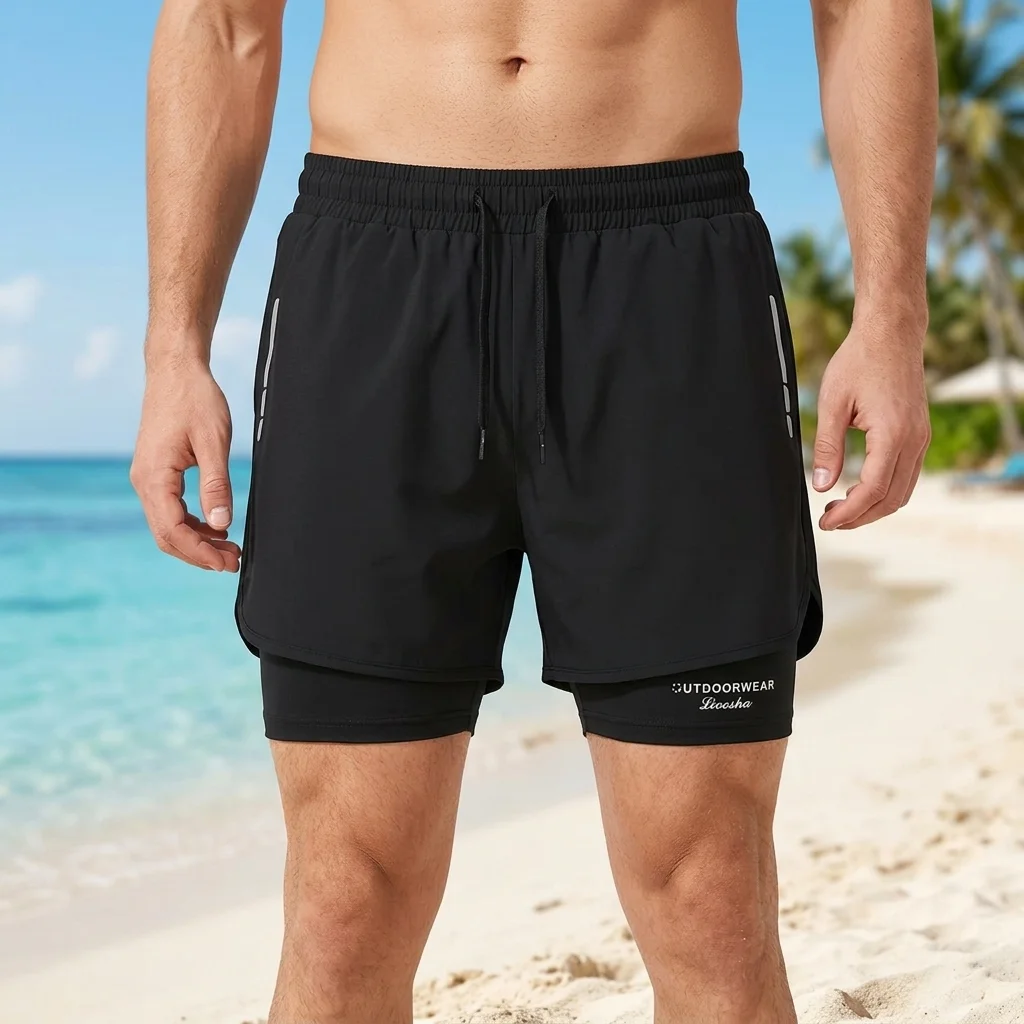 

3 летних мужских плавки-шорты для пляжа и отдыха