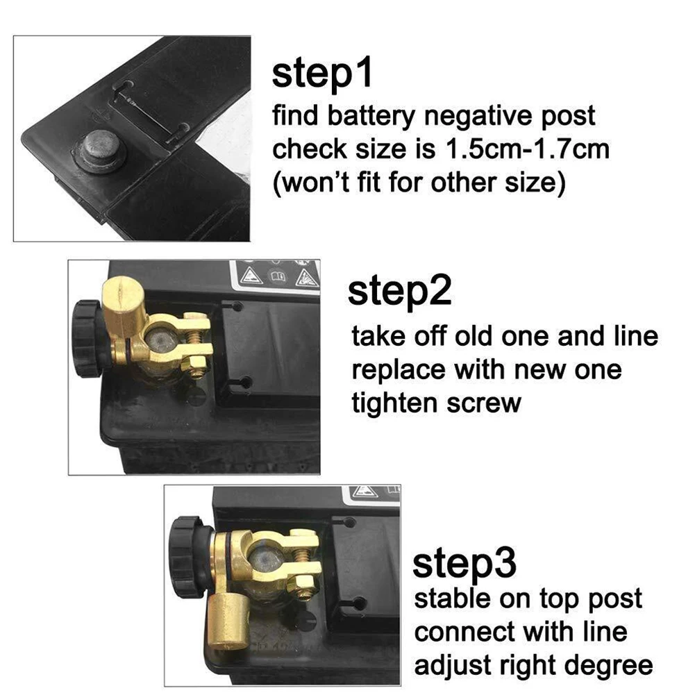 

Car Battery Switch 12-24V Car Battery Switch Disconnect Master Link Quick Cut Off Terminal Shut Accessories Boat