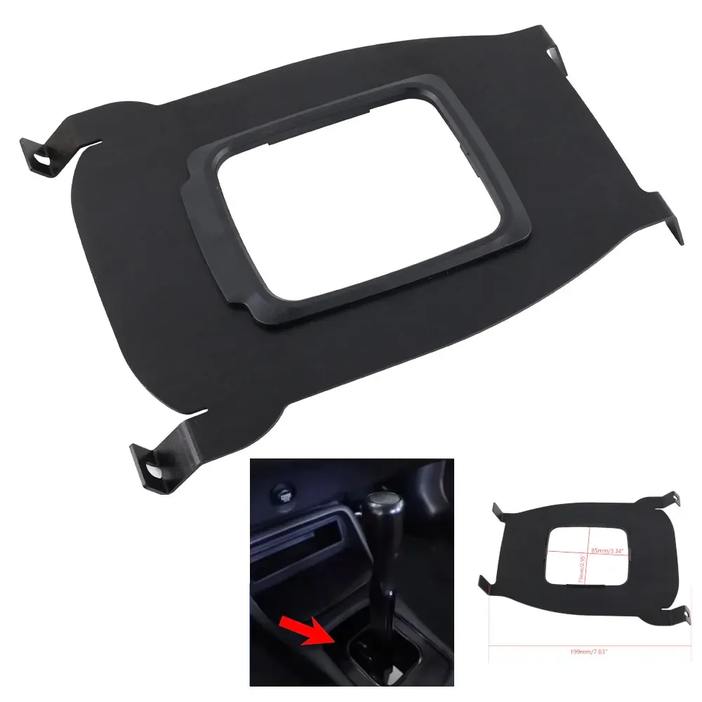 EK Car Center Shifter Console Cover Plate Boot Maxim Shift Boot Delete Black for 96-00 Honda Civic EK9 Type R Si