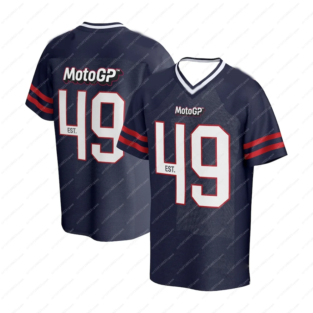 2025 Motocross Rugby Jersey adultos camiseta Casual 49 ropa motocicleta F1 niños tren equipo hombres motorsports Motogp Top Nfl camiseta