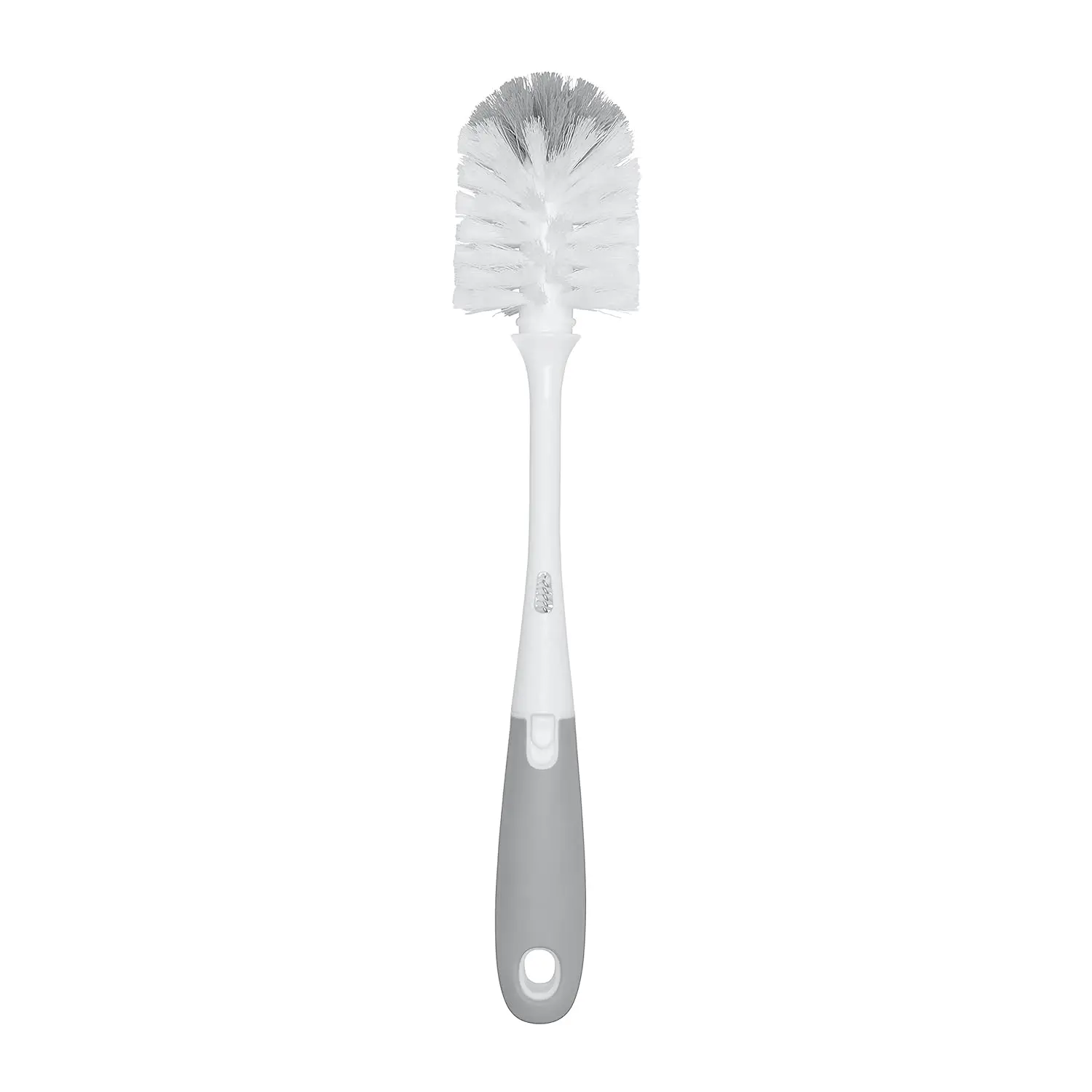

OXO Tot Bottle Brush with Nipple Cleaner, Gray, 1 Count (Pack of 1)