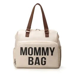 Fashion Mommy Bag High-capacity Handheld One Shoulder Oblique Cross Bag Outgoing Convenient Multi Functional Diaper Bags