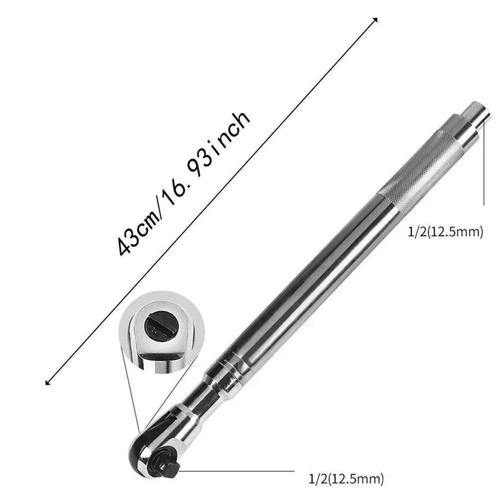 

Universal Auto Repair Wrench Multi-functional Extended Wrench 1/2-inch Fixing Connectors Extension Socket Manual Repair Tool