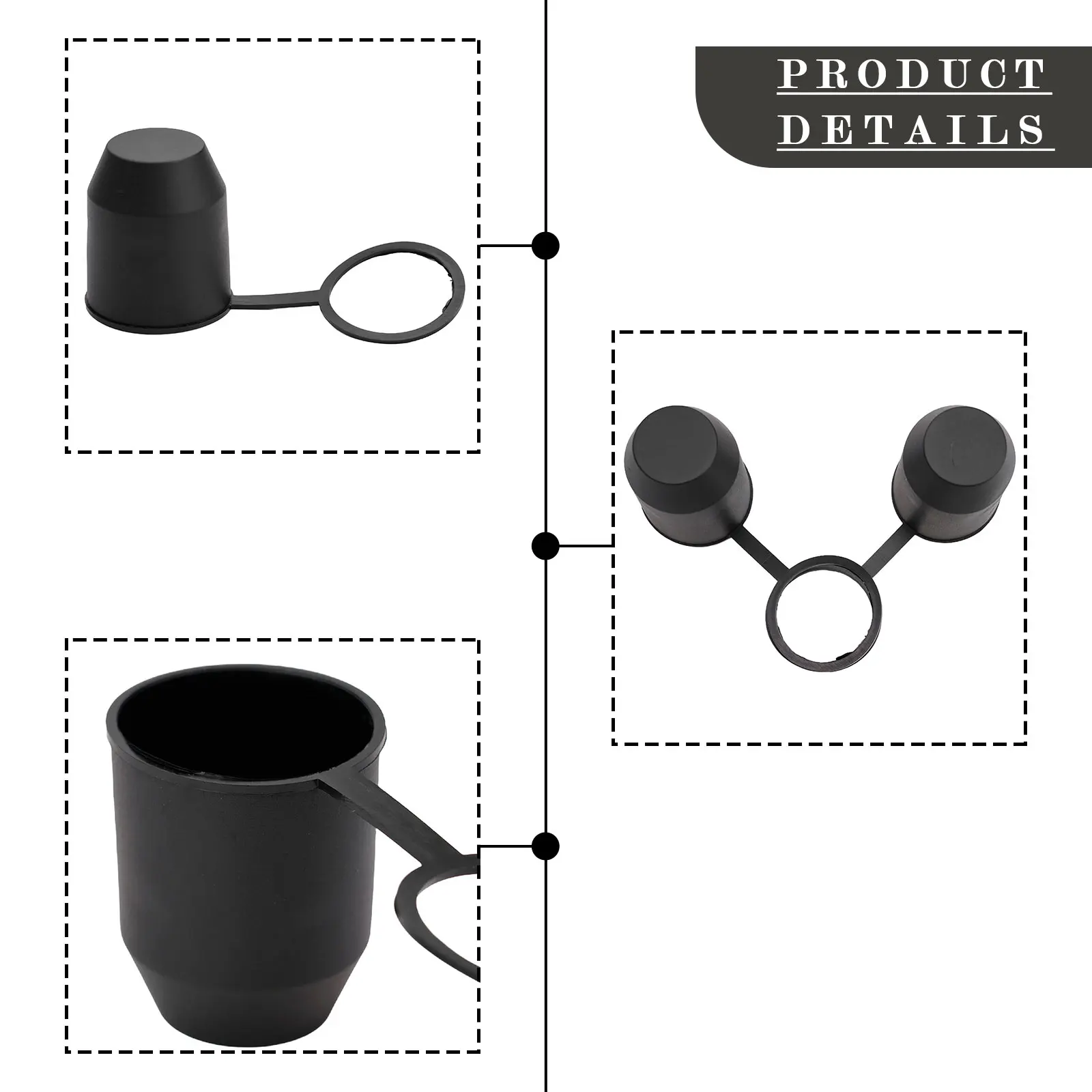 

Comprehensive Protection Protection Cap Rust Proof Protection Cap RV Trailer Hitch Ball Caravan Truck For Caravan Truck