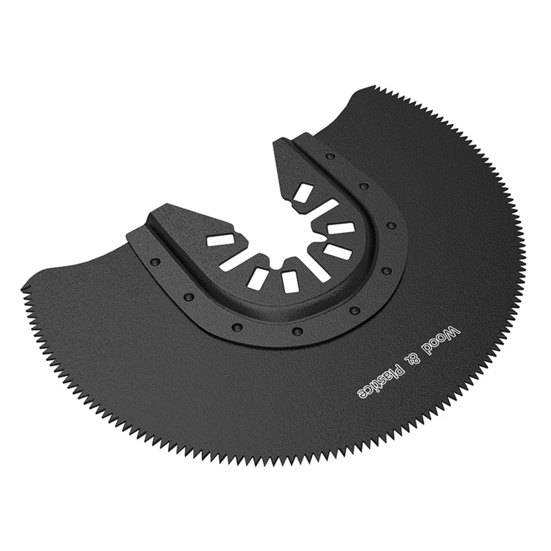 Imagem -02 - Meia Circular Oscillating Multi Tool Saw Blades para Renovador Corte Corte Carpintaria 88 mm 10 Pcs