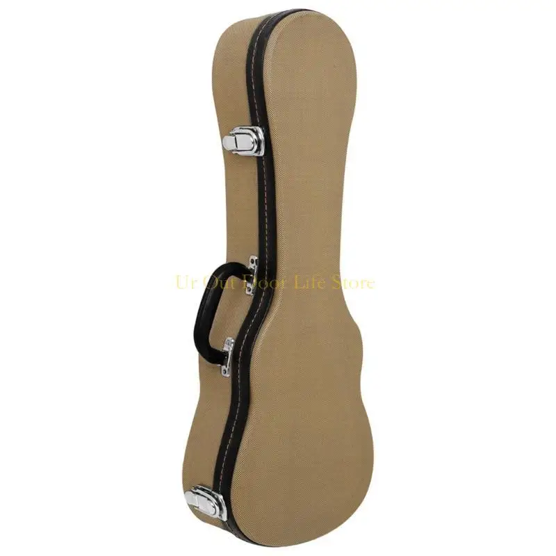 77UF Portable Waterproof Ukulele Hard Box Case Light Weight Backpack Easy to Carry
