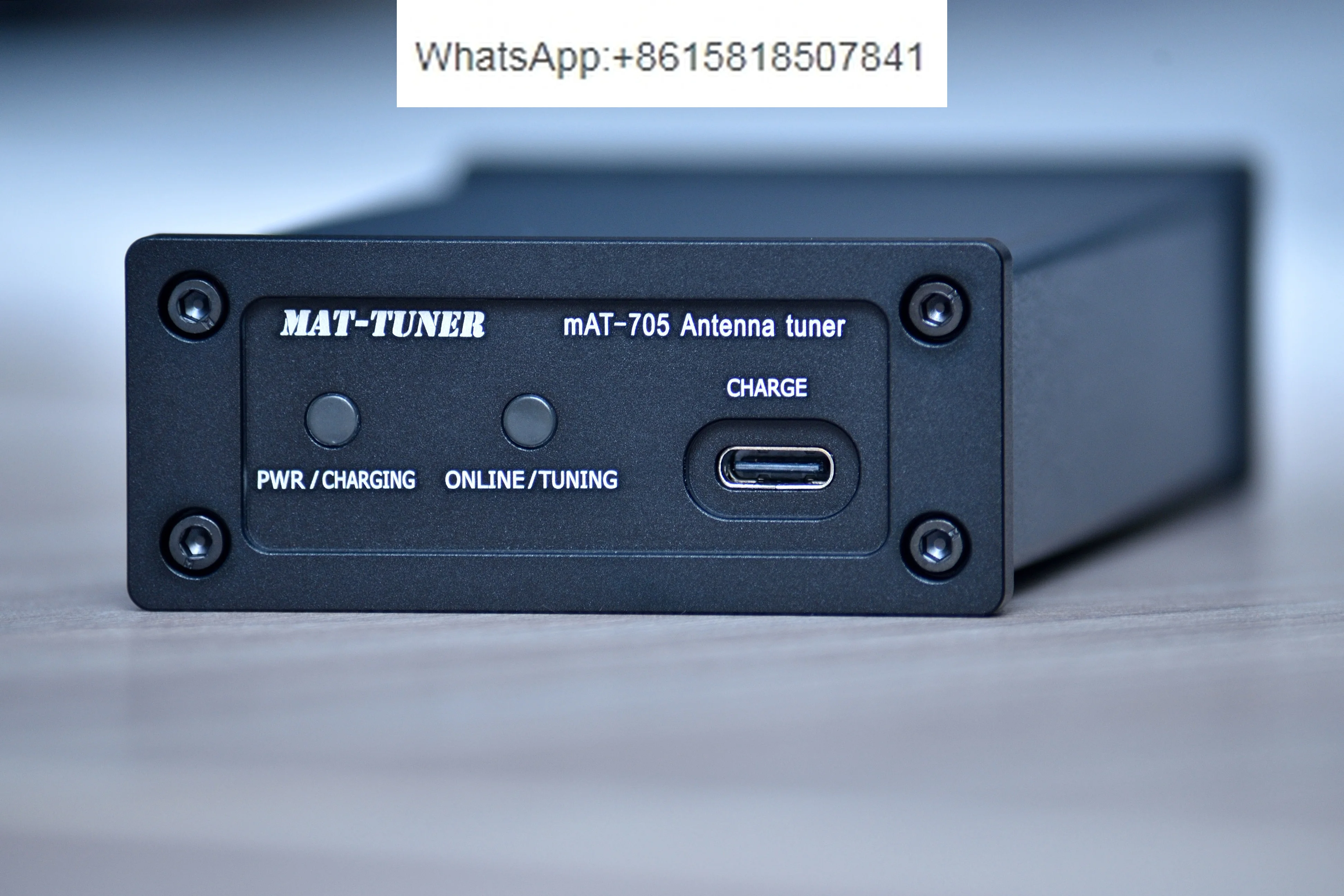 mAT-705Plus 1.8MHz to 54MHz Automatic Antenna Tuner For ICOM IC-705 Transceiver two built-in lithium batteries