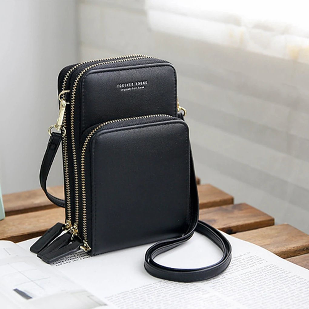 

Fashion Mini Soft Cell Phone Crossbody Bag Single Shoulder bag Satchel Multi Card Position Card Bag ​keycase Purses Female