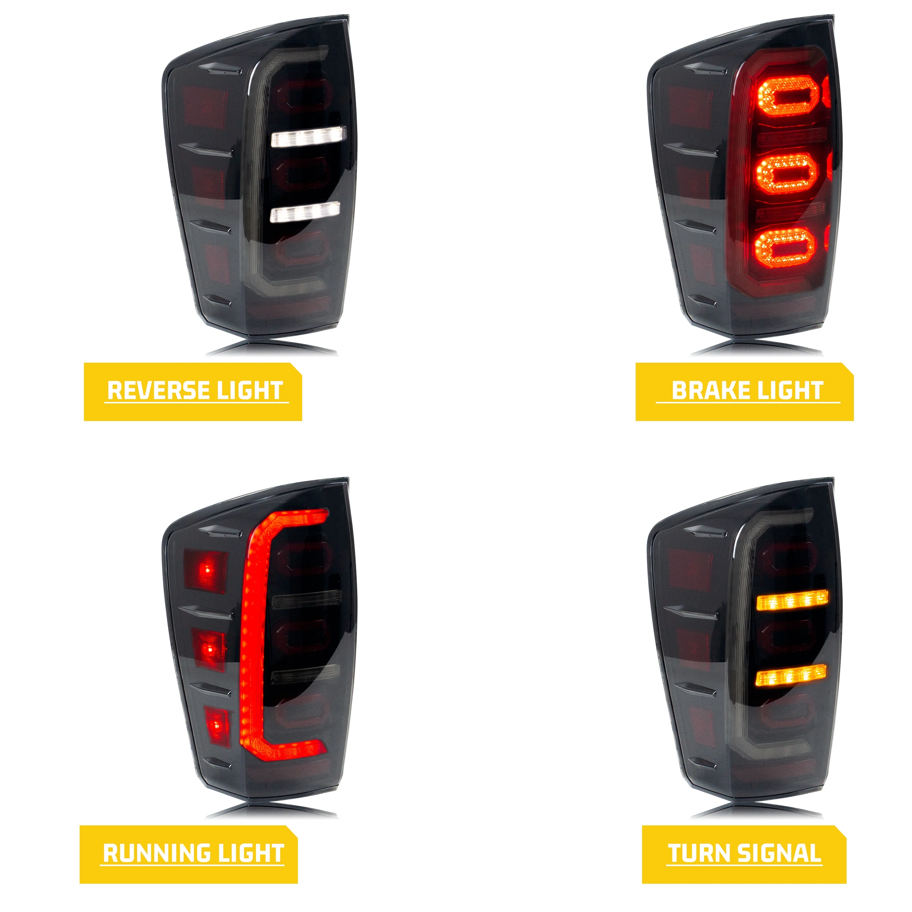 Auto Parte Auto Auto Lampada A LED Luci di Coda Per Toyota Tacoma 2016 2023 Dinamico Segnale di Girata DRL Freno di Montaggio