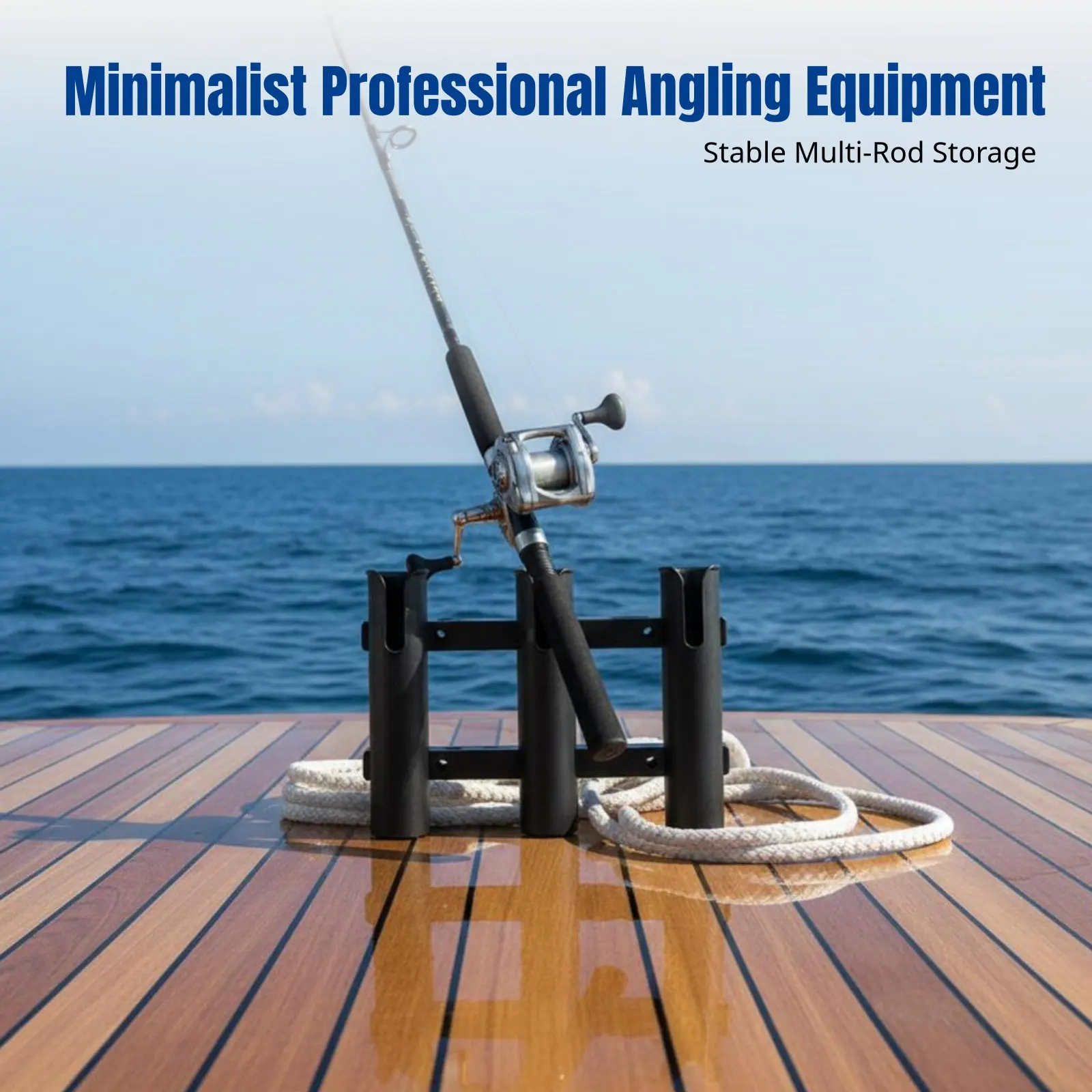 

ABS Fishing Rod Holder, Boat & Yacht Mount, Sea Fishing, Lure Accessories, New Design, Lightweight, Professional