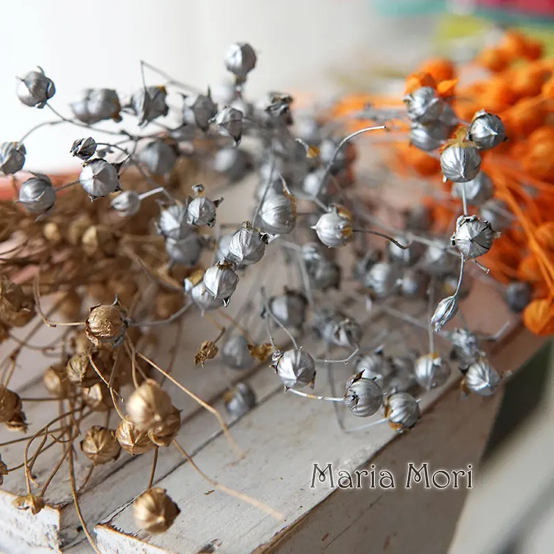 5 جرام/ملون محفوظ الكتان الفول الطبيعي الزهور الحقيقية المجففة الشموع المعطرة الايبوكسي اليدوية DIY بها بنفسك المواد ديكور المنزل