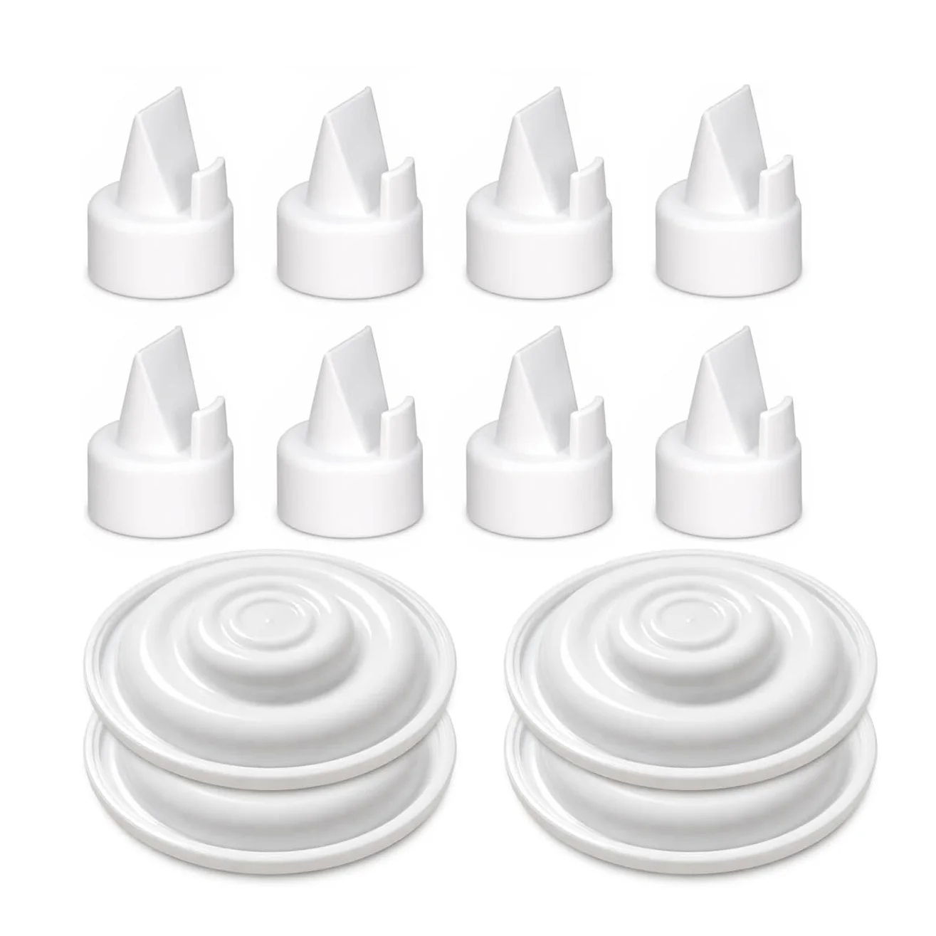 pecas-de-bomba-compativeis-com-spectra-s1-s2-9-plus-synergy-gold-pecas-nao-originais-incluem-8-valvulas-bico-de-pato-e-4-membranas-de-silicone