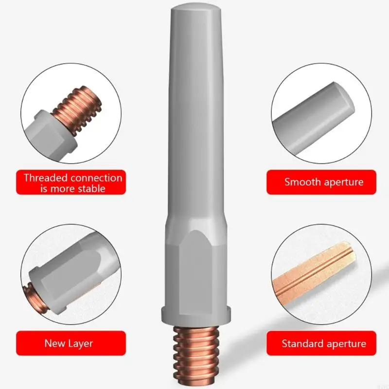 M4YC 10PCS/SET MIG Сварка контактной контакт сопла 0,8/1,0/1,2 мм наконечники сварки для промышленности