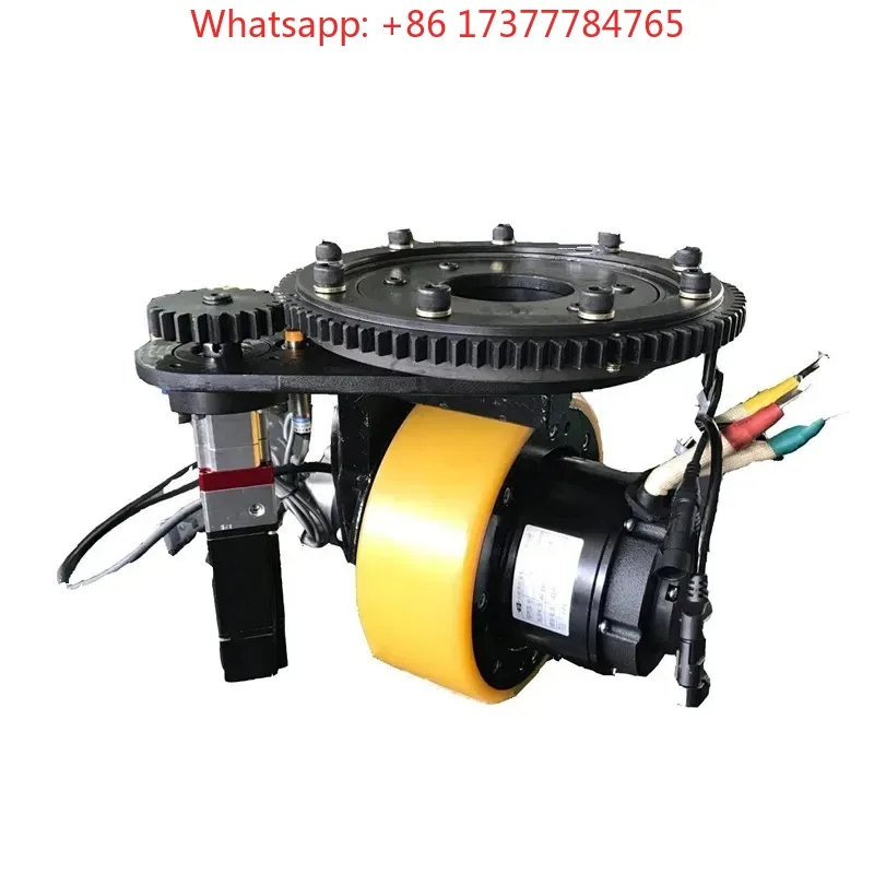 24V DC Permanent Magnet Motor Drive Wheel Assembly with Steering 0.75KW for Forklift Parts