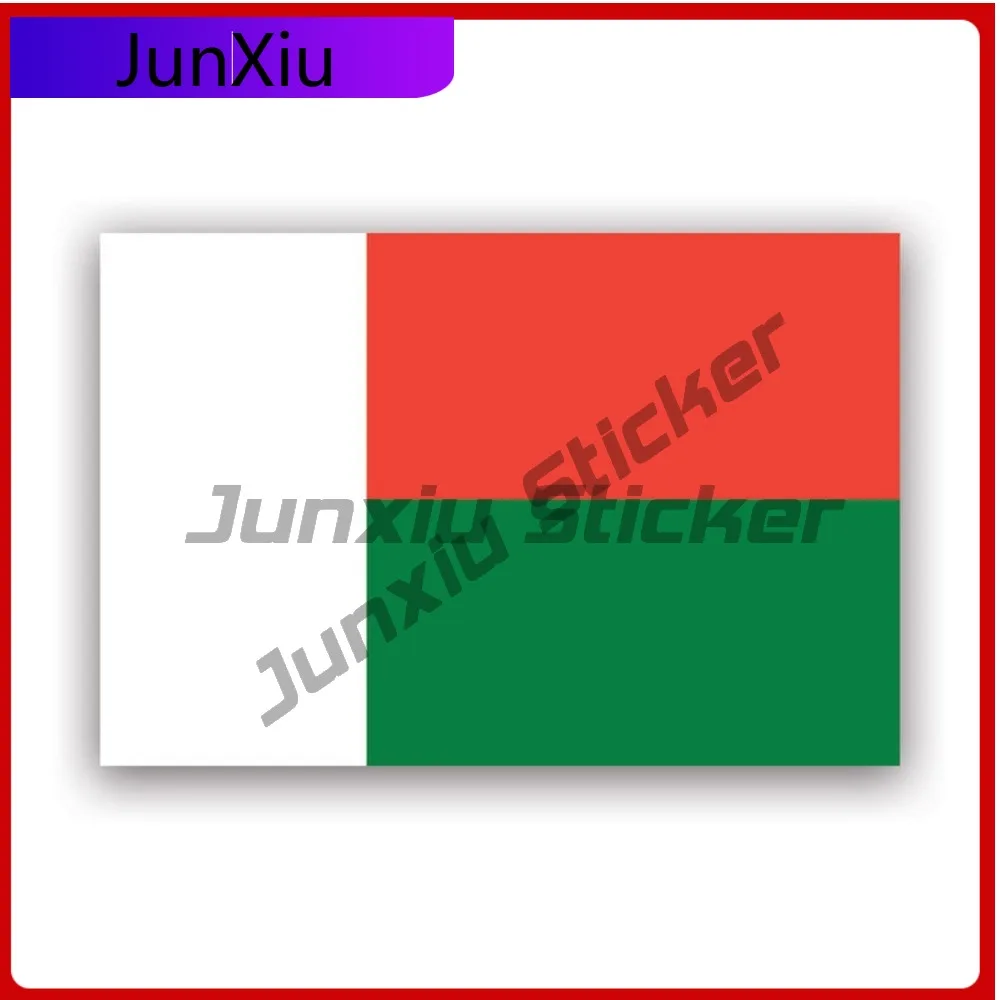 

Malagasy Flag Sticker Creative Decals State Flag Patriotic Car Sticker Vinyl Decal Waterproof Durable Sun Resistant For Car