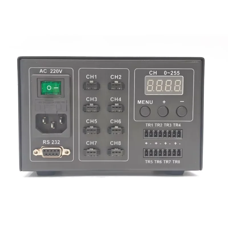 Controller digitale a 8 canali da 120 W, controller per sorgente luminosa per visione, controller LED, controller per visione