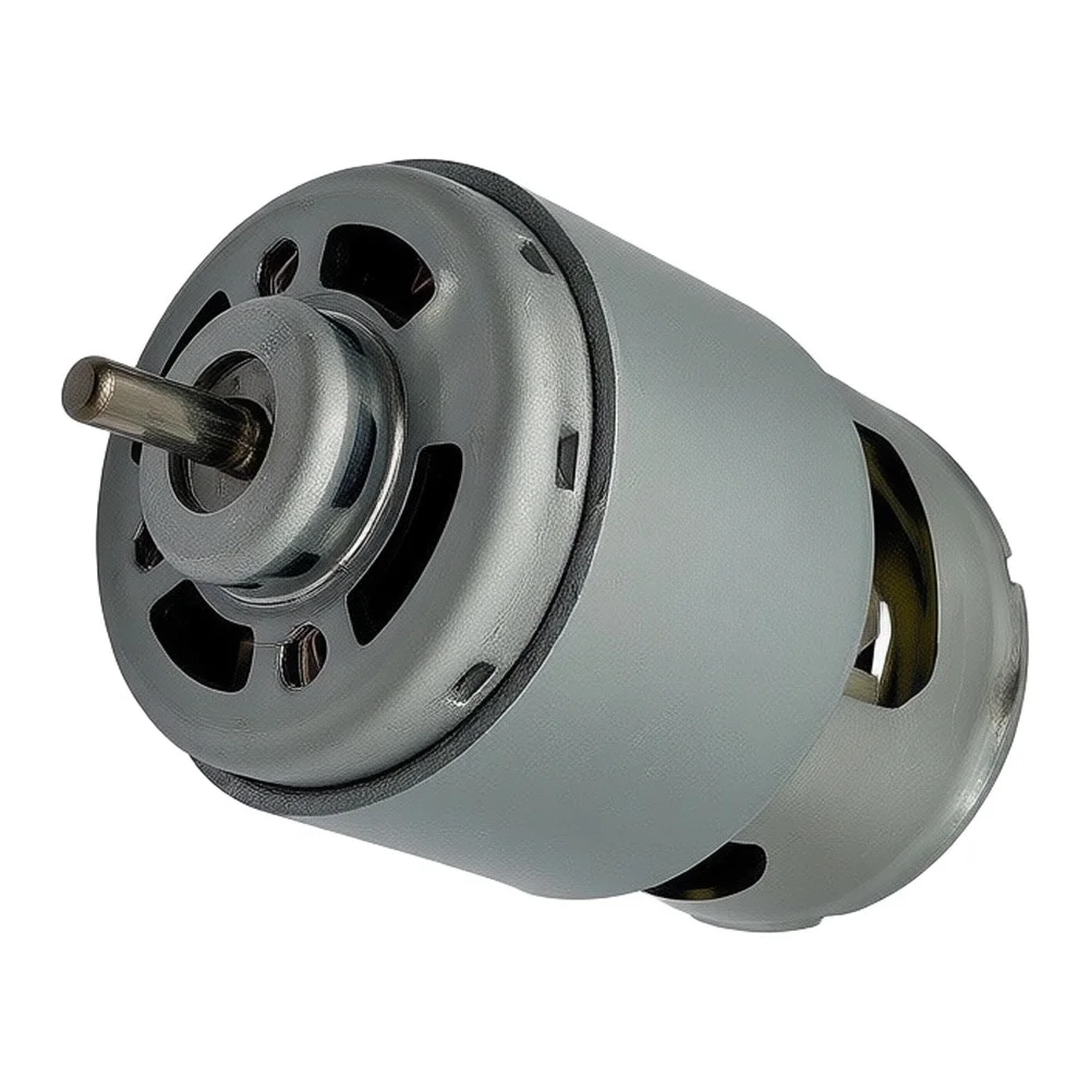 Brushed 887 DC Motor for Hedge For Trimmers 21V 24V Input Dual Voltage Design Compact 100mm 496g Silver Metal Unit