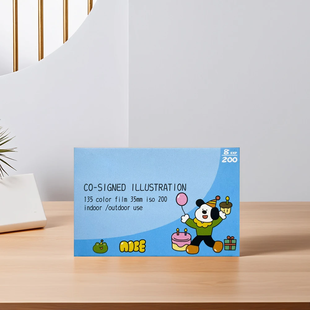 8 أوراق 35 مللي متر فيلم ملون فيلم سلبي ملون ISO 200 نطاق تعريض واسع طباعة الألوان فيلم الكاميرا فيلم سلبي ل 135 كاميرا