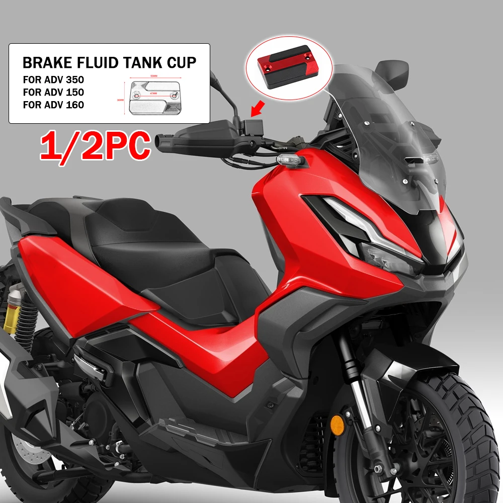 ADV Motorrad-Zubehör CNC Aluminium Vorderer Bremsflüssigkeitsbehälter Ölbehälter-Abdeckung für HONDA ADV350 ADV150 ADV160 350 ADV