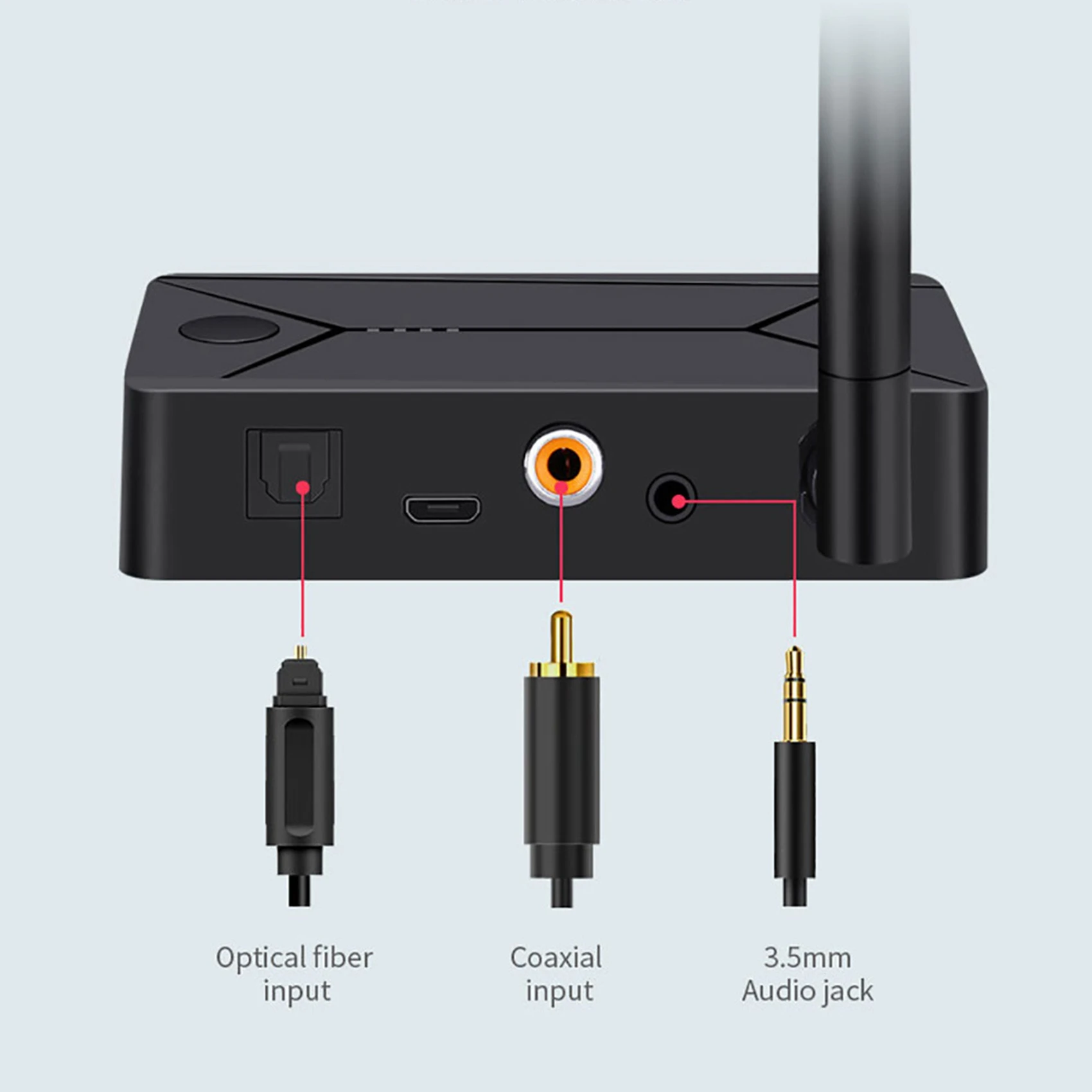 TX13 Trasmettitore audio Bluetooth 5.0 3 in 1 Jack AUX da 3,5 mm digitale