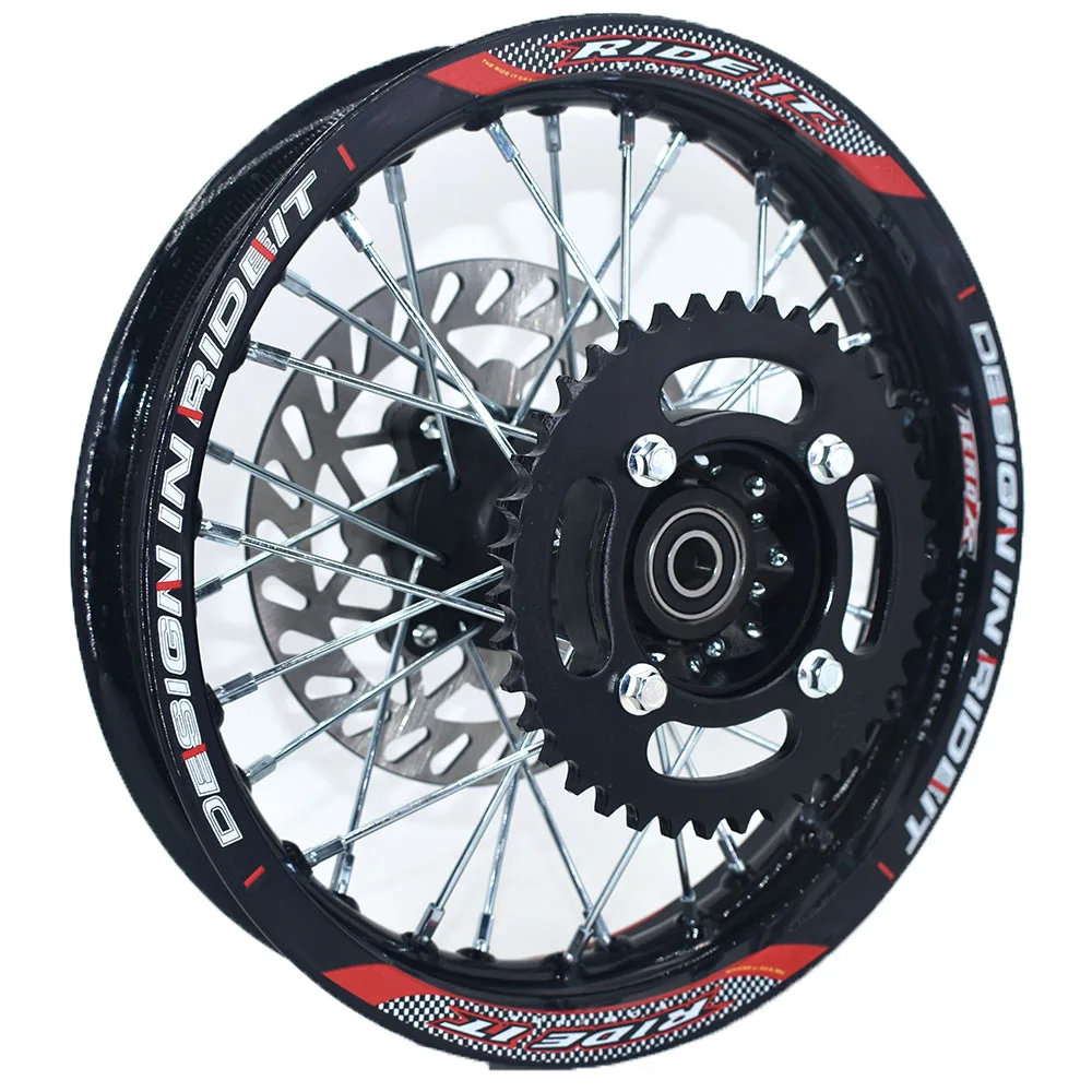 

1.85x12" inch Rear Rims Aluminum Alloy Circle Wheel with Disc Brake Sprocket For KLX CRF Kayo BSE Dirt Pit Bike Motorcycle