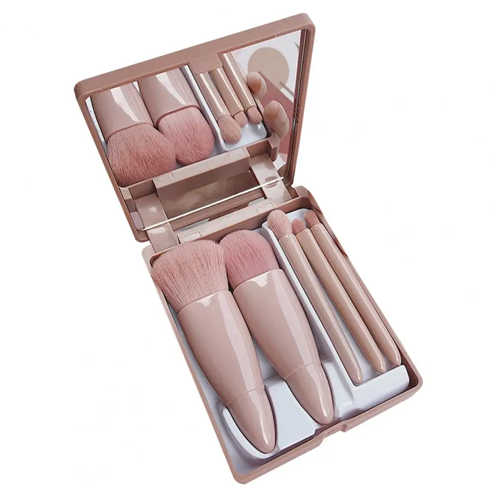 Set di 5 pennelli per trucco setole morbide e Dense pennelli per cipria sciolti evidenziatore Blush Blending Concealer Brushes