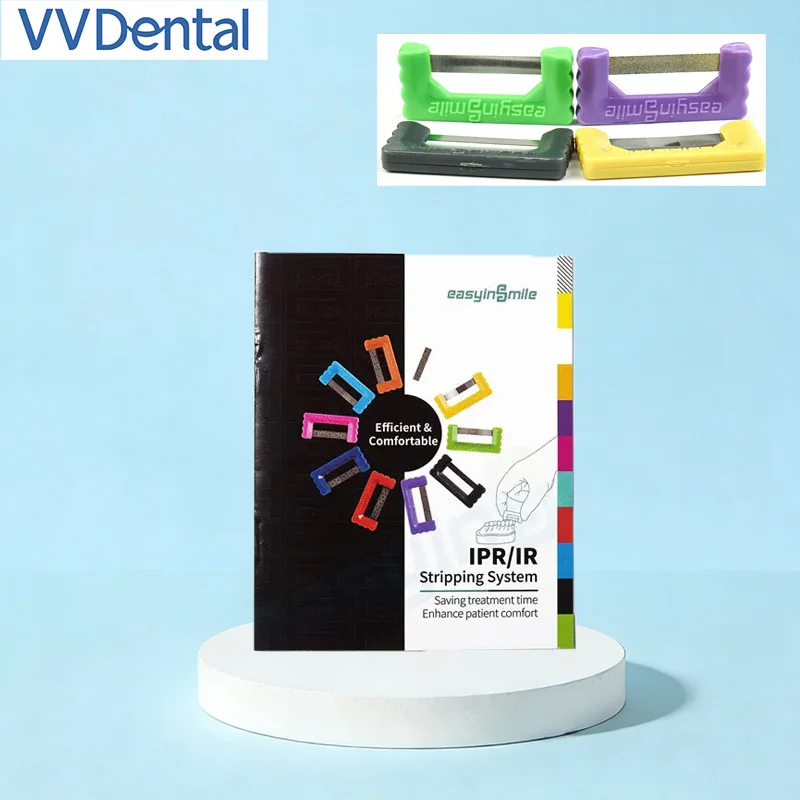 

Orthodontics IPR Stripping Dental Kit Interproximal Enamel Reduction Strips Set Polish Tooth Enamel Reduce Serrated Saw 10pcs
