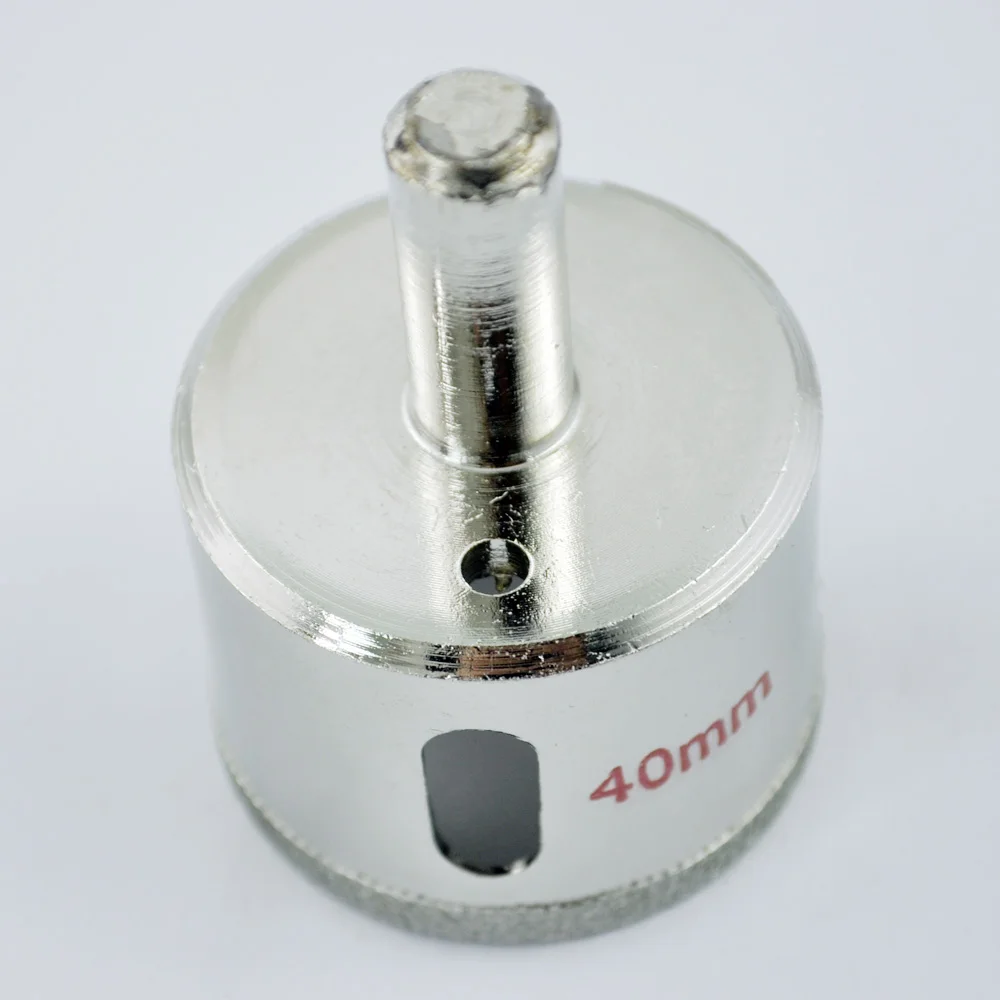SODIAL(R) Diamond Coated Tip 40mm Glass Hole Saw Cutter