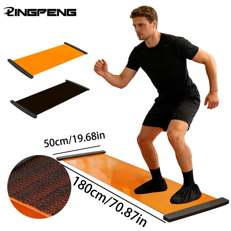 Sport-Fitness-Gleitplatte für Eishockey, Rollschuhlaufen, Beinübungen, Yoga, Gleitmatte, Core-Training-Board