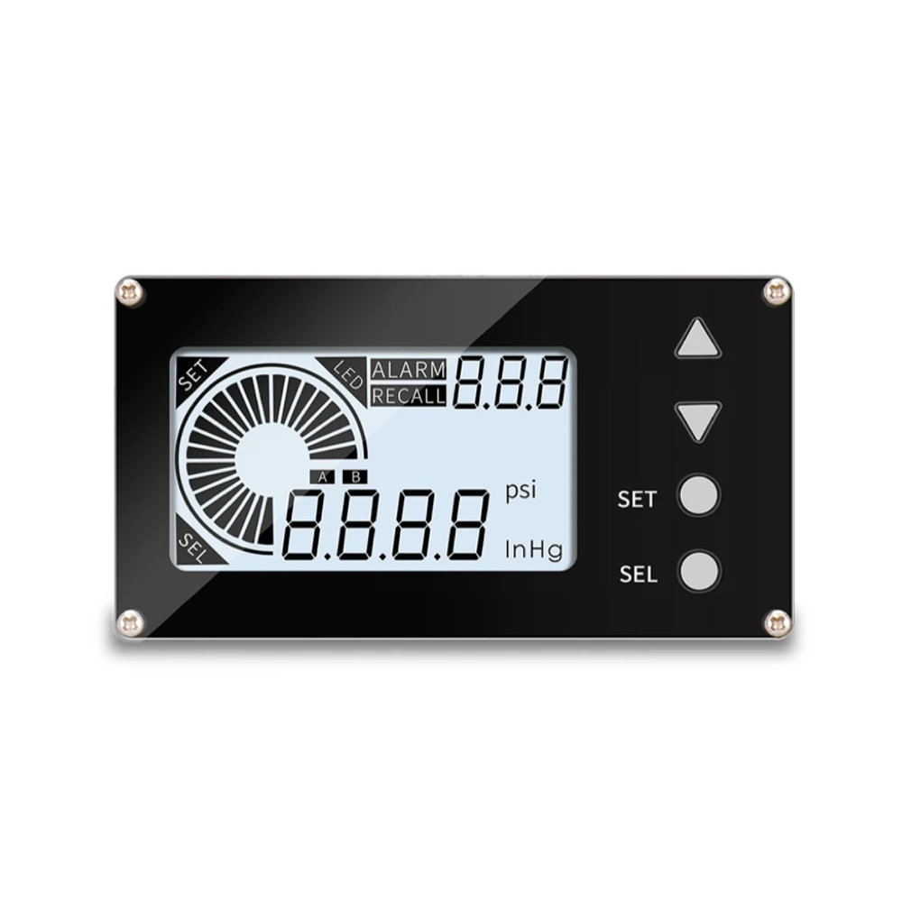 EVC Electronic Turbo Boost Controller LCD Digital Display and Electronic Valve Car Boost Gauge With Warning Function