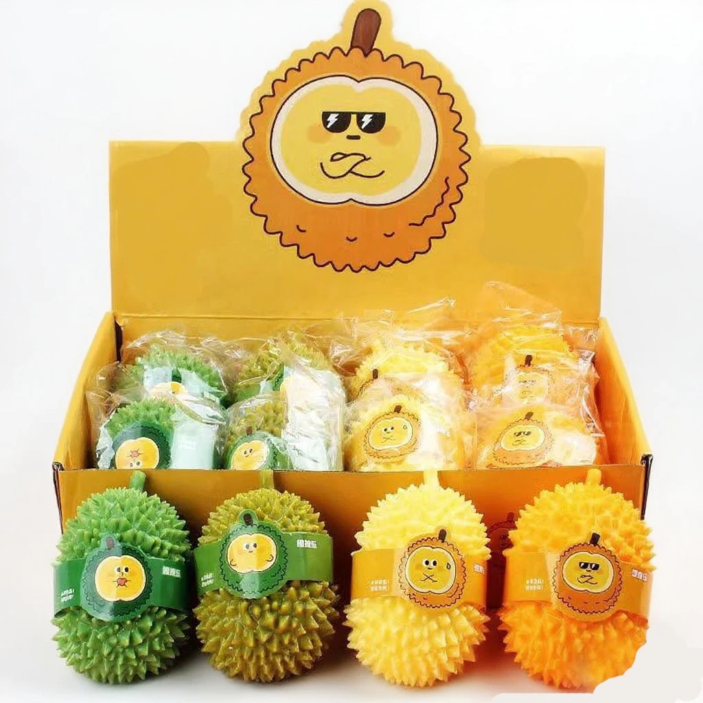 1PCS Durian Pressure Ball Can Be Pulled Or Pinched Stress Relief Squeeze Sensory Toys Boys And Girls Birthday Party Favors