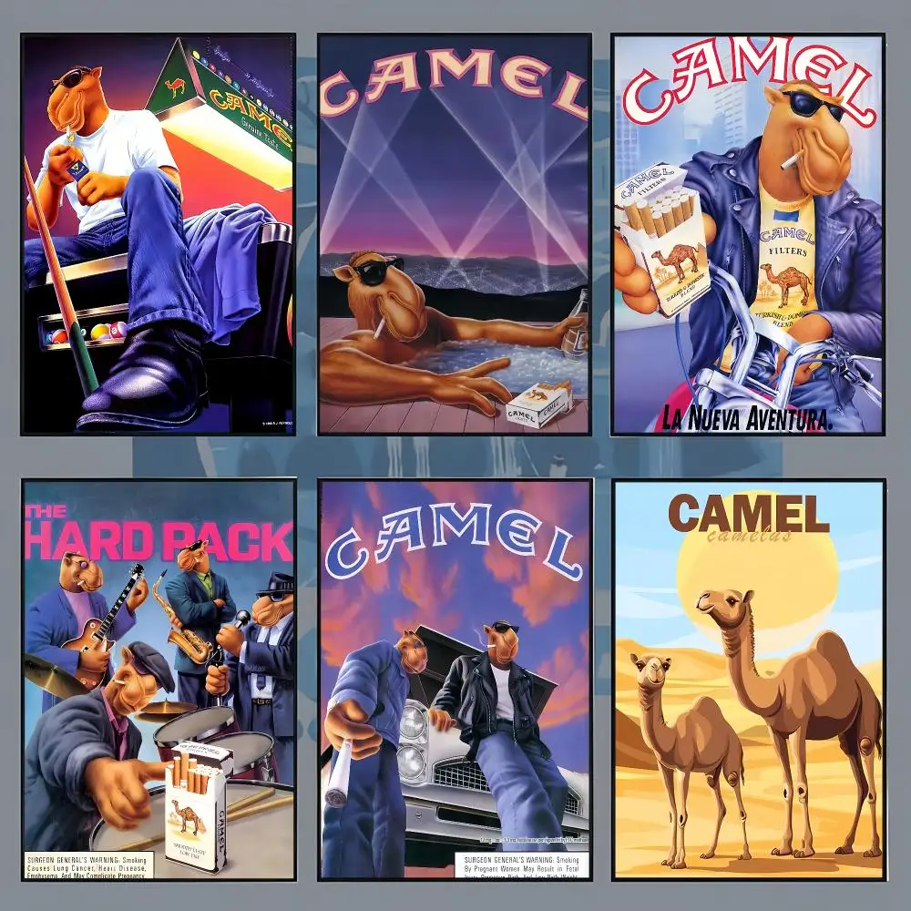 Classic Brand C-Camel Poster Aesthetic Wall Art Print for Living Room Bedroom Study Office Café Home Decor Stylish Gift